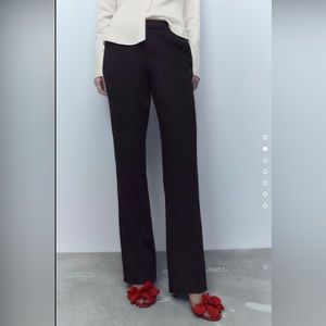 Zara low rise flare trouser. Never worn. New with tags.